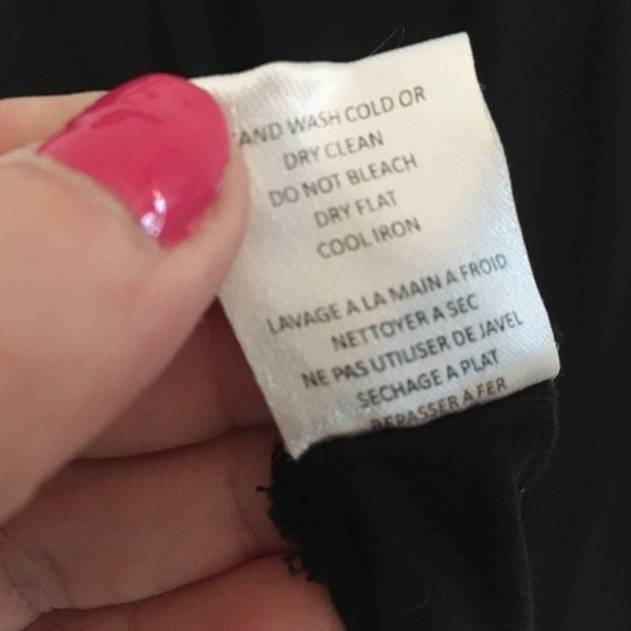 Revolve x Haute HIPPIE Women’s Graphic tee “I’M WITH HAUTE” BLACK 100% Modal S - Picture 8 of 9